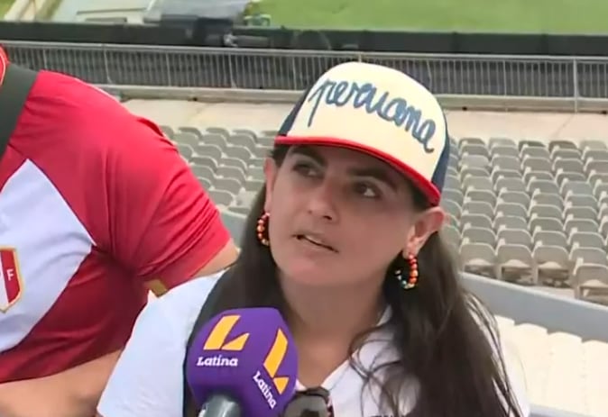 Eugenia, hincha peruana