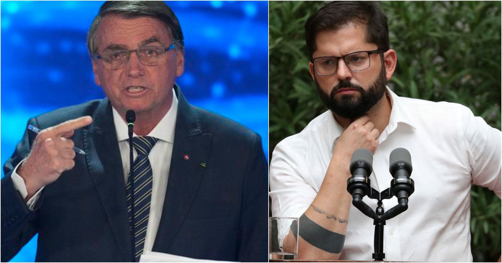 Bolsonaro y Boric