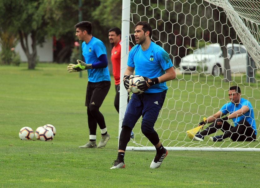 Claudio Bravo entrenó en Rancagua