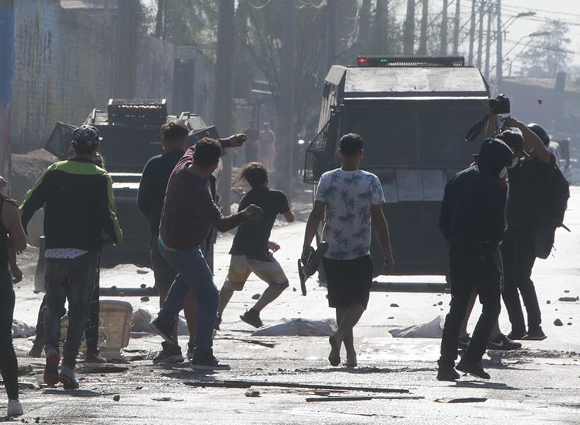 INCIDENTES EN LA COMUNA DE EL BOSQUE