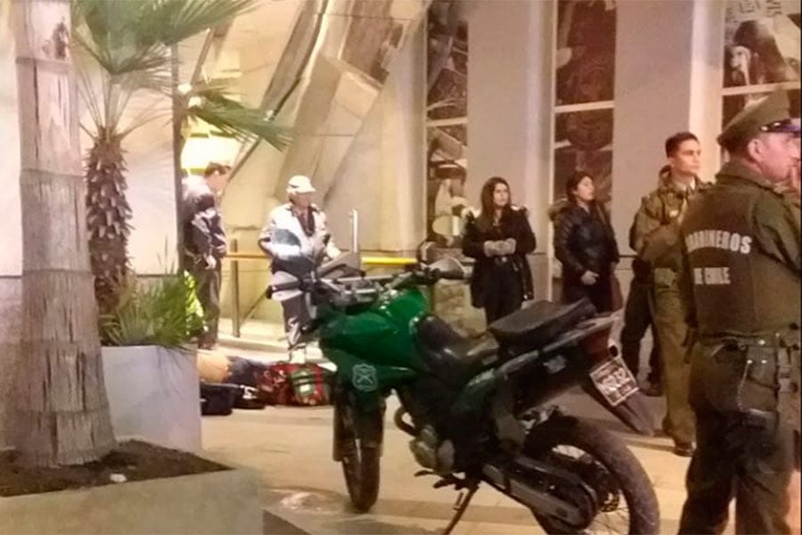 Sujeto sufre paro al ser sorprendido robando en mall de Viña: murió en el lugar