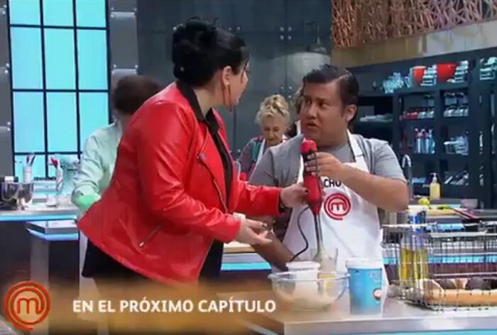 Nachito Pop sacó de sus casillas a la Chef Fernanda en MasterChef; lo retó en pantalla