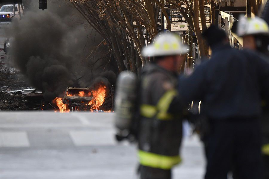 Registran fuerte explosión en Nashville: al menos tres heridos