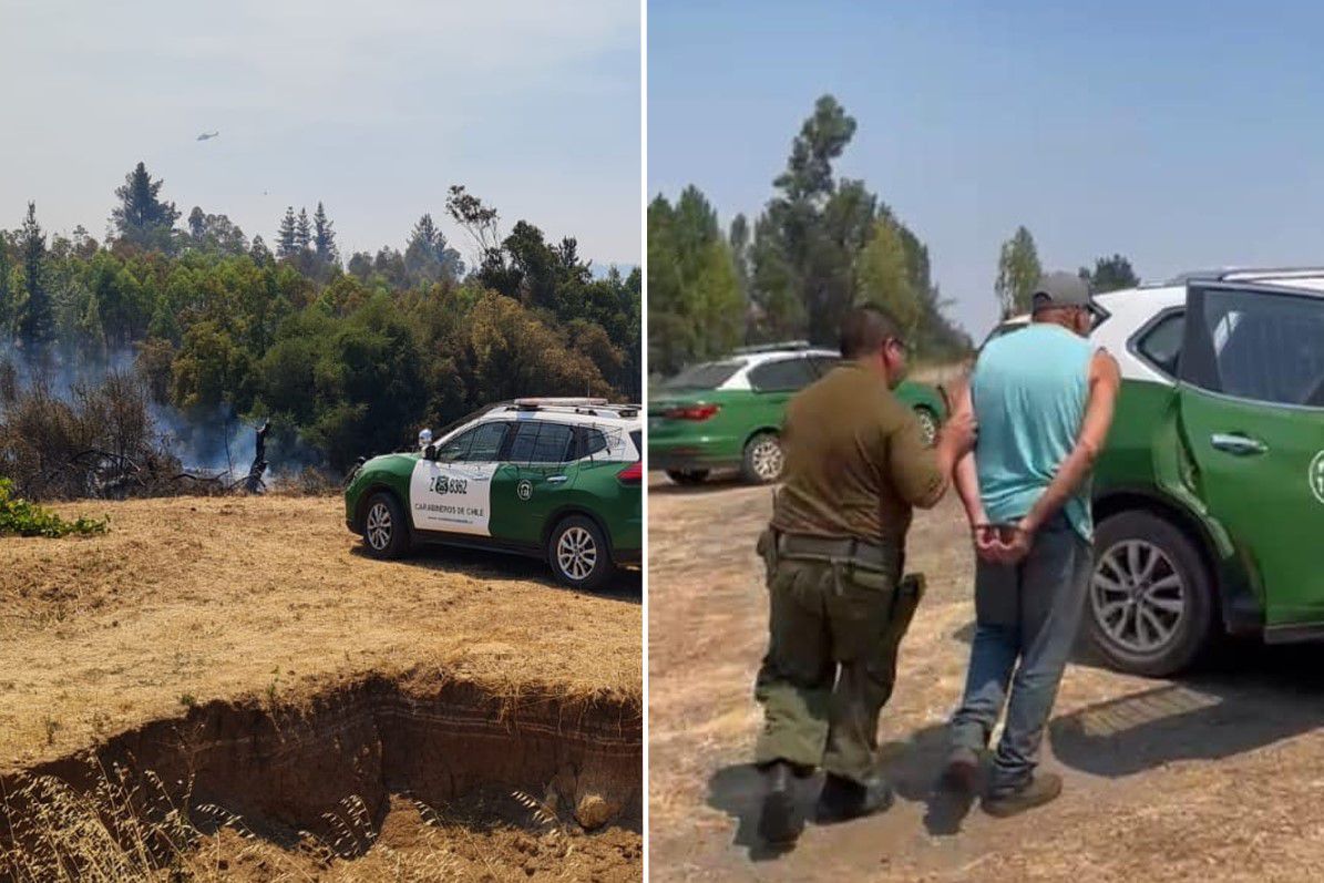 Nuevo detenido por incendios forestales