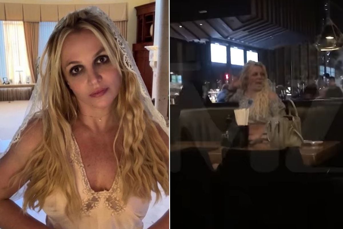 Video: Britney Spears grabada en restaurante