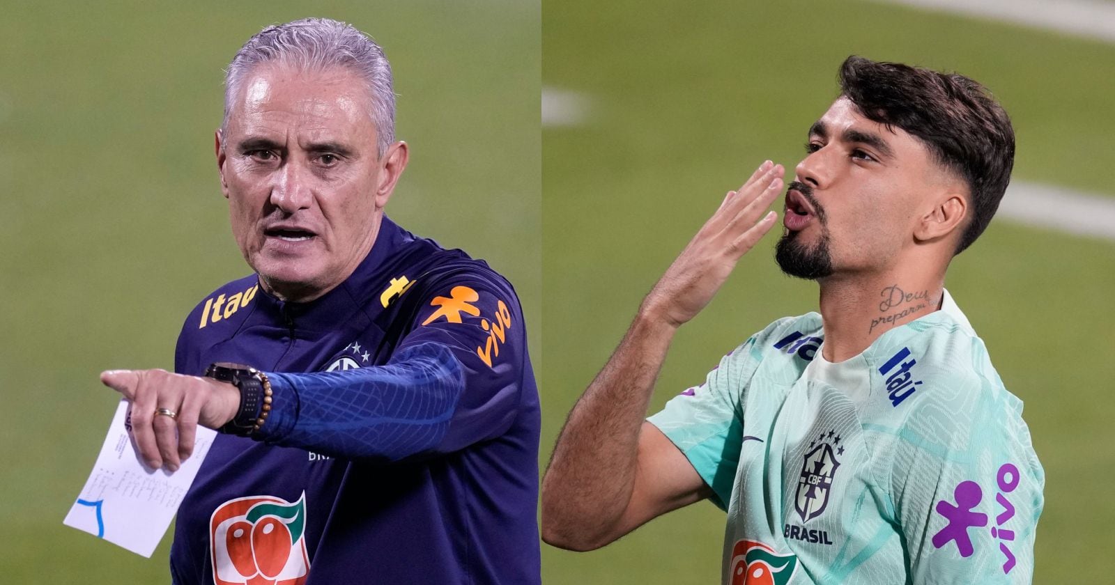 Tite y Lucas Paquetá