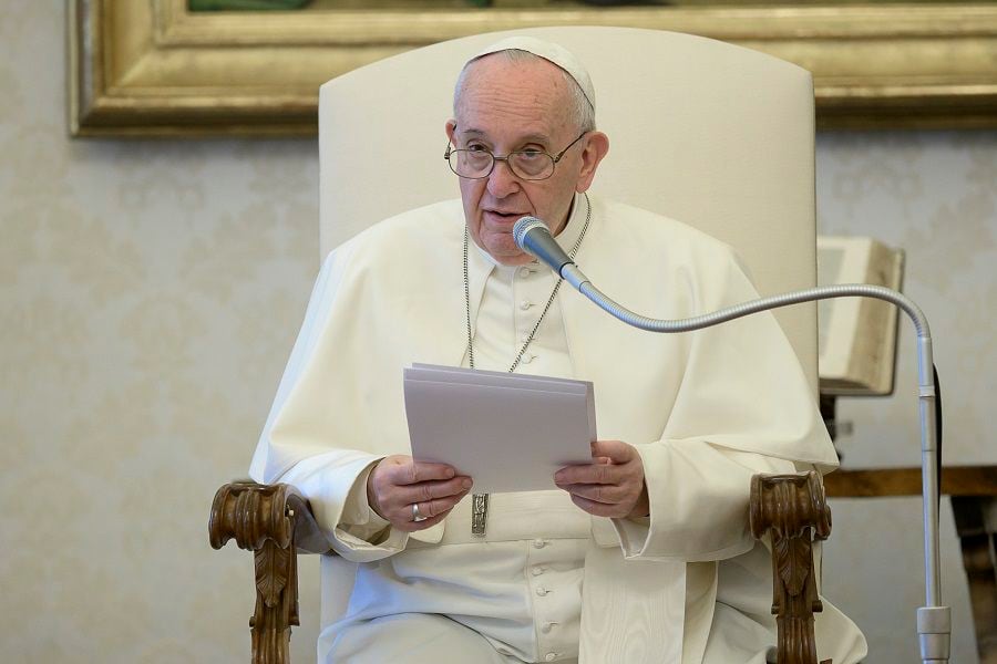 El Papa durante la Misa de Santa Marta