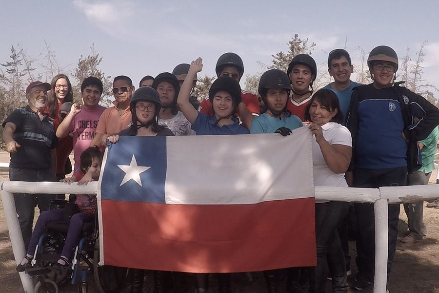 Katherine Ibáñez se prepara para las Olimpiadas de Equinoterapia