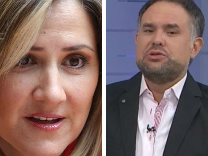 "Rubiecita artificial": Gianfranco Marcone bromeó con la llegada de Michelle Adam a Mega