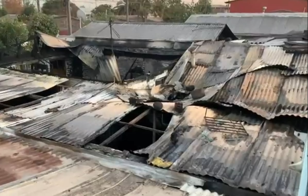 Incendio en La Pintana