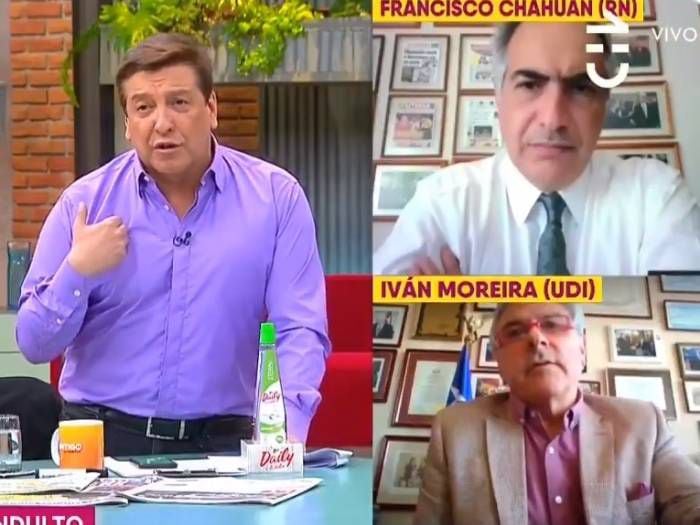 "El único golpista es usted": la frase de Moreira que indignó al panel de CHV