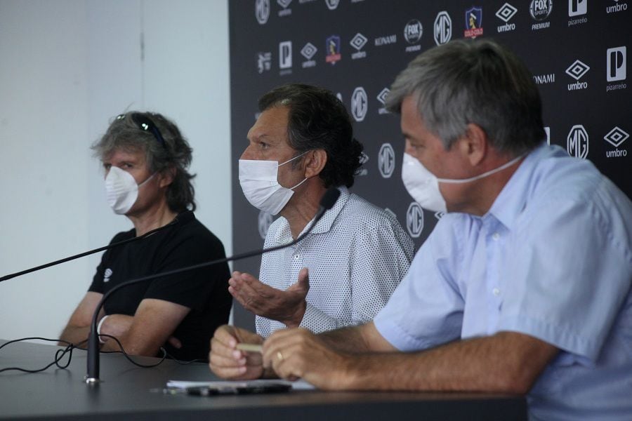 Conferencia de prensa del directorio de Colo Colo.