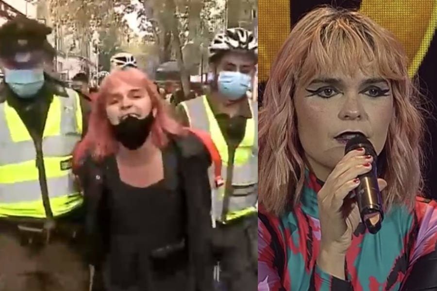 "¿Y vo'?, ¿Eris cantante?, ¿Qué cantai?": Camila Moreno relata su detención y lo que vivió en retén móvil