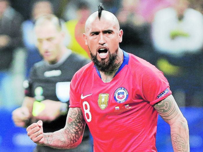 Arturo Vidal es el más rajado de la Copa América