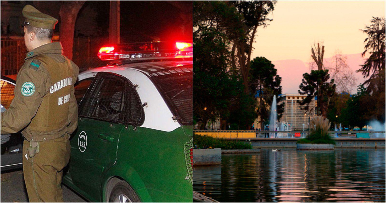 Carabineros y Parque Quinta Normal