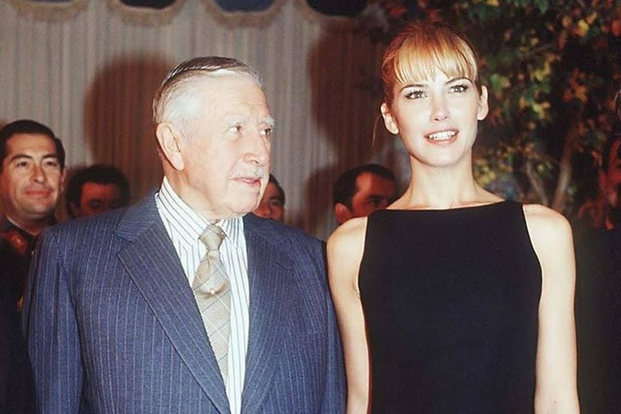 Simpatía por el general: el día que Valeria Mazza y Pinochet se conocieron en Santiago