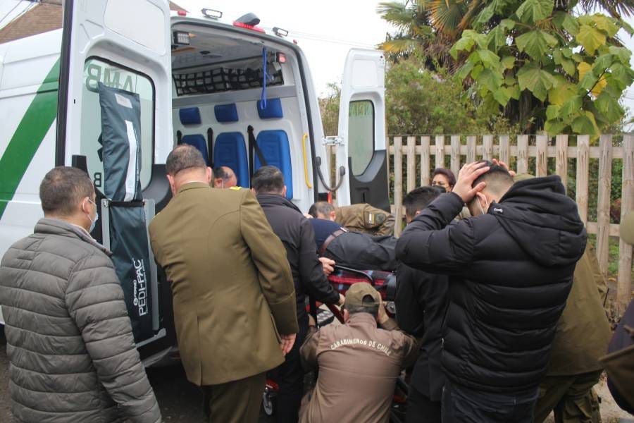 Padre de sargento Benavides sufrió descompensación durante el funeral