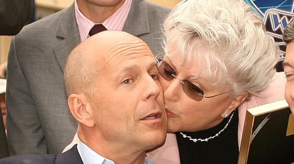 Bruce Willis y su madre, Marlene