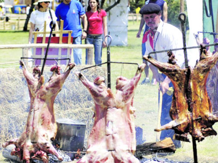 Cultura patagónica a la Plaza Italia