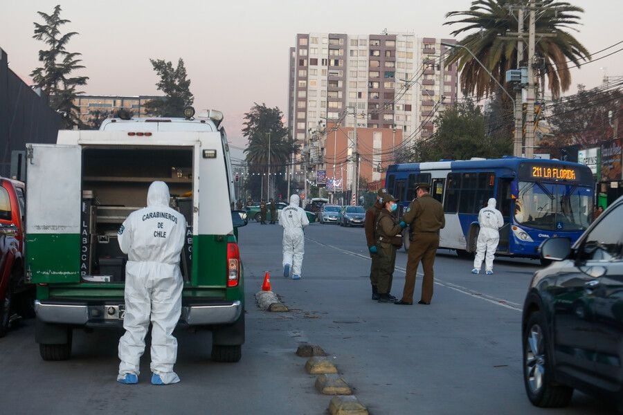 Carabinero baleado La Cisterna