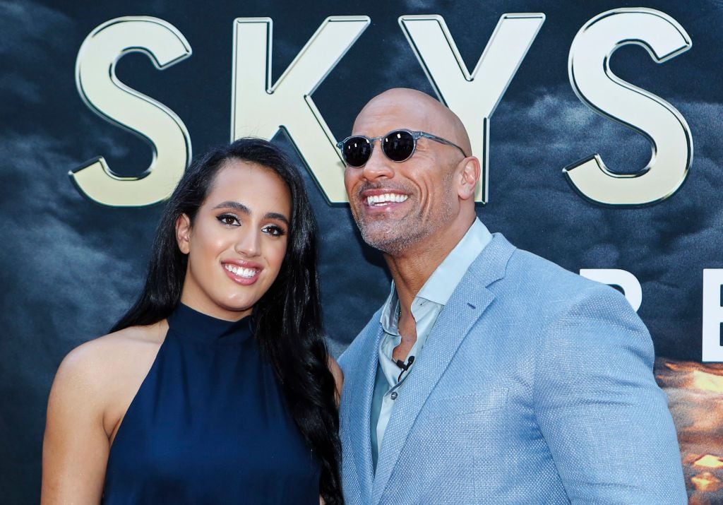 Simone y Dwayne ‘La Roca’ Johnson