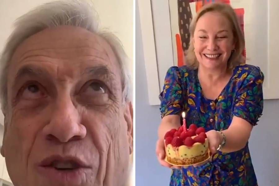 Piñera sorprendió en su cumpleaños a Cecilia Morel: le cantó en inglés